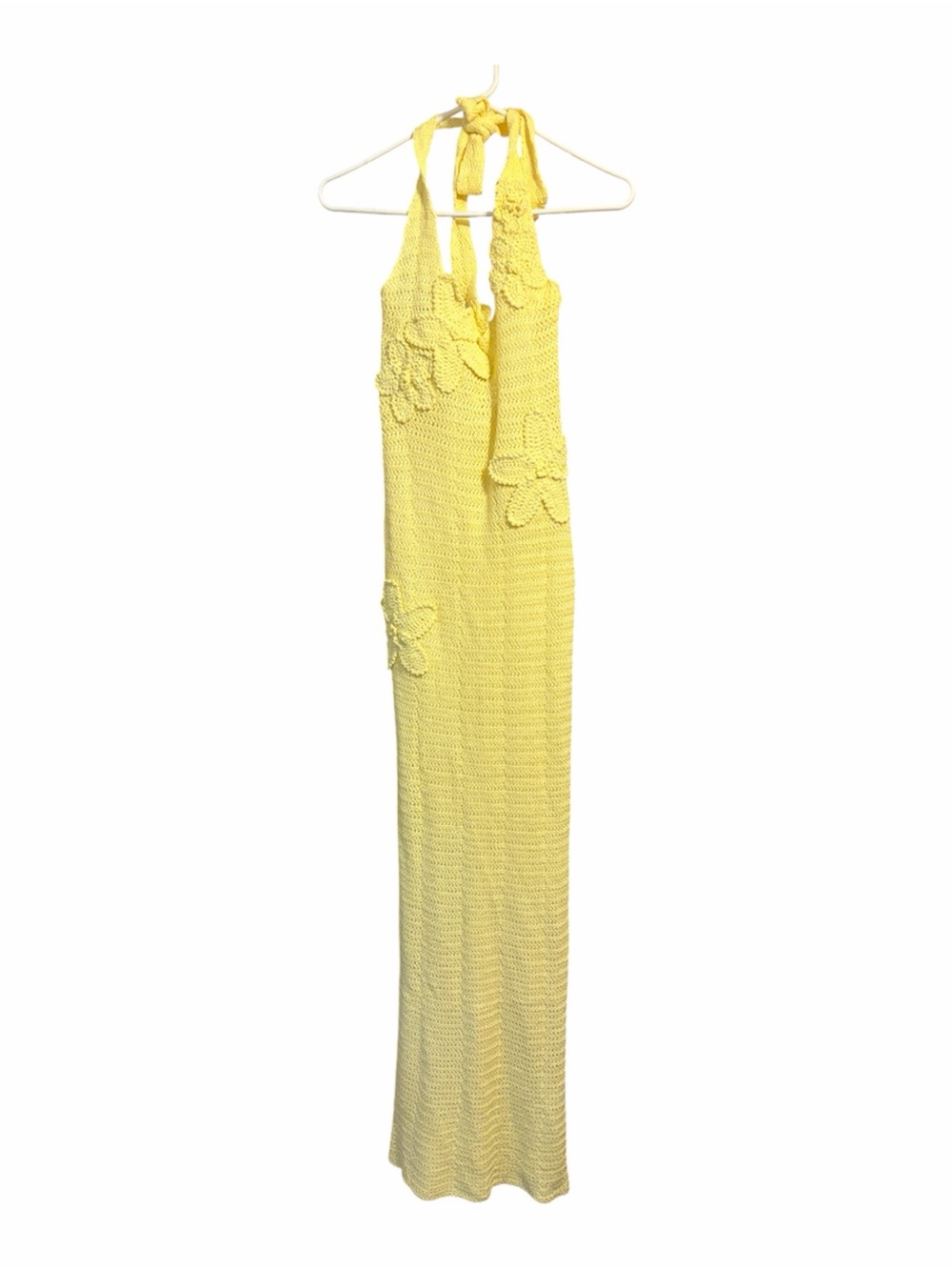 Peppermayo Yellow Crochet Maxi Dress - Picture 3 of 6